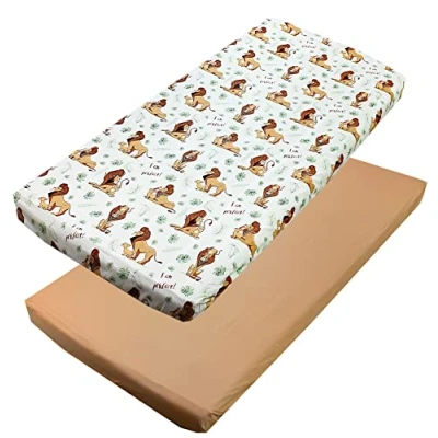 Abbildung von TupTam Spannbettlaken Baby Spannbetttuch für Babybett Kinderbett 2er Pack