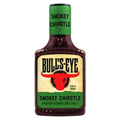 Abbildung von Bull&#039;s Eye Smokey Chipotle BBQ Sauce Rauchig scharfe in der Squeezeflasche 6 x 300 ml