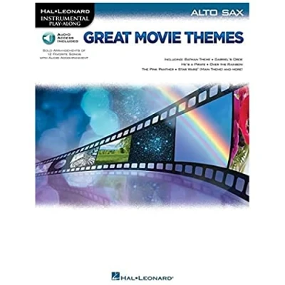 Abbildung von Great Movie Themes For Alto Saxophone (Book &amp; Online Audio): Play Along, Sammelband, Download (Audio) für Alt Saxophon (Hal Leonard Instrumental along): Sax Along