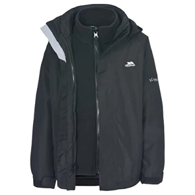 Abbildung von Trespass Mädchen Jacke, schwarz schwarz, Gr. 3 4 Jahre (Herstellergröße: 98 104 cm)