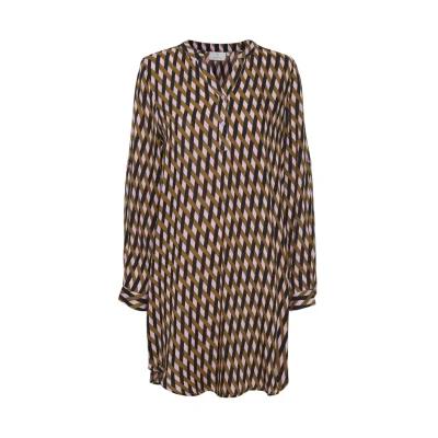 Abbildung von Kaffe Kamarana Freizeitkleid, Damen, Größe: 34, Candy pink/thrush braid print