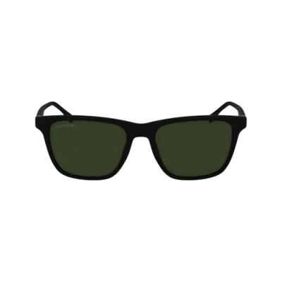 Abbildung von Lacoste Men&#039;s Sunglasses L6041S Matte Black with Solid Green Lens