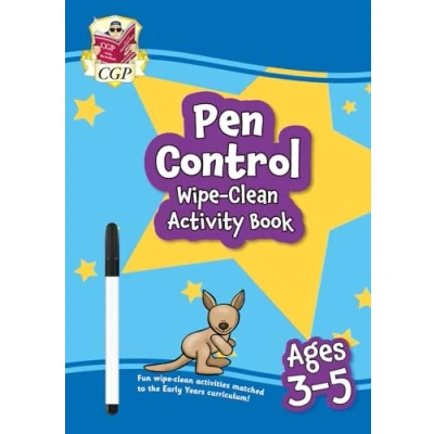 Abbildung von New Pen Control Wipe Clean Activity Book for Ages 3 5 (with pen) (CGP Reception Books and Cards)