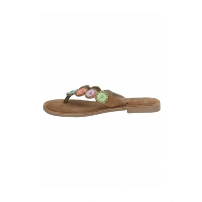 Abbildung von Lazamani Pantoletten Damen Luna Multi 38 Wildleder
