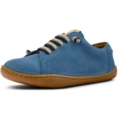 Abbildung von Camper PEU CAMI KIDS Unisex Sportlicher Schnürer für Kinder, Größe: 33, Mittelblau Schuhe