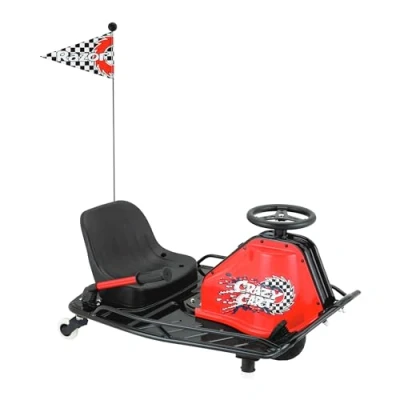 Abbildung von Razor Crazy Cart Schwarz Rot Elektrisches Spielzeugauto