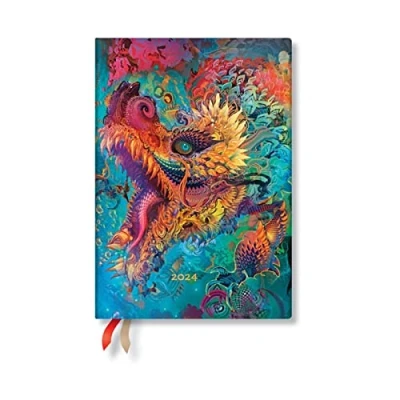 Abbildung von Humming Dragon (Android Jones Collection) Midi 12 month Dayplanner 2024