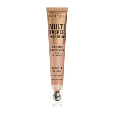 Abbildung von Rimmel Multi Tasker Wake Me Up Foundation and Concealer 20ml (Various Shades) 045 Classic Ivory