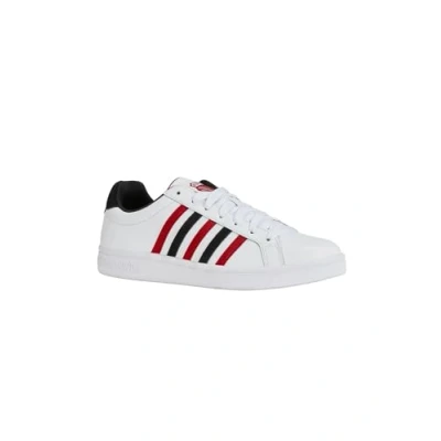 Abbildung von K SWISS Court Tiebreak Sneaker low, Herren, Größe: 45, Wht jester red blk Schuhe