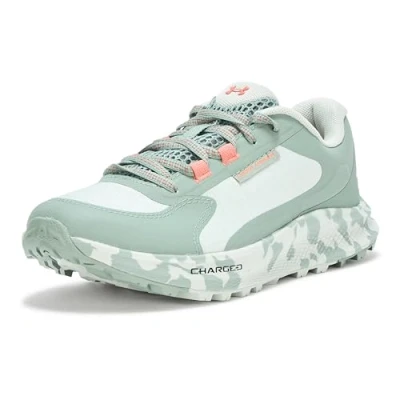 Abbildung von Under Armour Bandit 3 Laufschuh Straße, Damen, Größe: 40, Hydro green/silica green/blush orange Schuhe