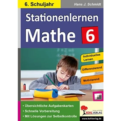 Abbildung von Stationenlernen Mathe / Klasse 6: Komplett ausgearbeitetes Freiarbeitsmaterial im 6. Schuljahr
