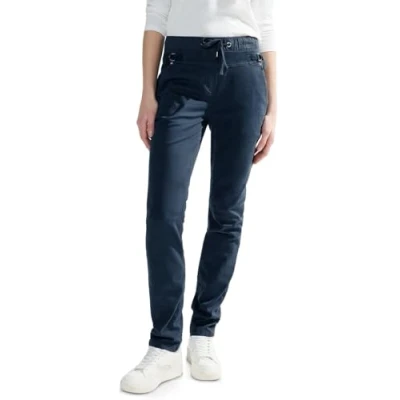 Abbildung von Cecil Casual Stoffhose, Damen, Größe: Lx30, Blau