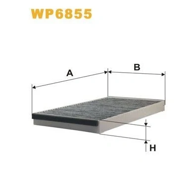 Abbildung von WIX FILTERS WP6855 Innenraumfilter Aktivkohlefilter 282 167 26 VOLVO: V70 I, 850 Kombi, Limousine