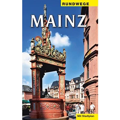 Abbildung von Rundwege Mainz: Ein Wegweiser mit 7 Routen, von denen die ersten 5 einen großen Rundweg durch Altstadt bilden
