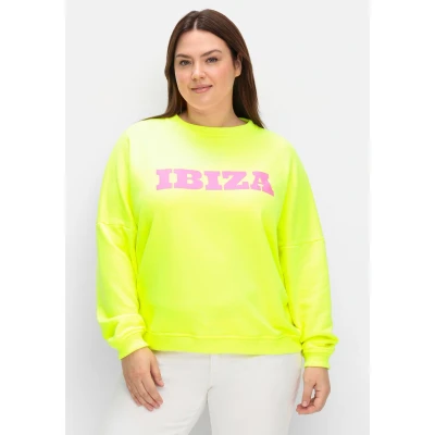 Abbildung von Sheego Sweatshirt Große Größen in Oversizeform, aus Baumwolle