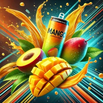 Abbildung von Energy Drink Mango Aroma Konzentrat Vegan Sasami 10ml