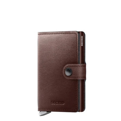 Abbildung von Secrid Miniwallet Portemonnaie Dusk dark brown