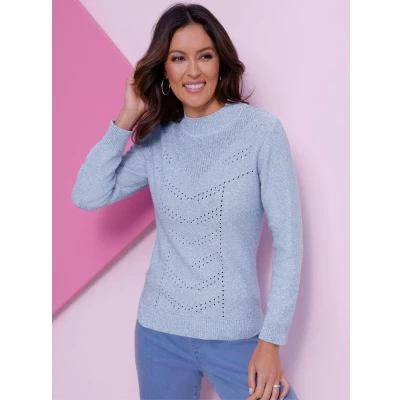 Abbildung von Classic Basics Strickpullover &quot;Ajour Pullover&quot;