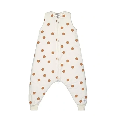Abbildung von LÄSSIG Schlaf Jumpsuit Sleeping Jumper Baby Schlafsack 2022 (2 3 Jahr 92cm fit 92 98, Big Dots Milky)