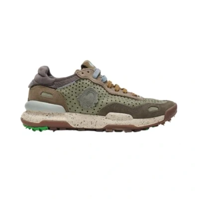 Abbildung von Satorisan Chacrona Laser Premium Casual Sneaker Herren und Damen Vintage Leder Sportschuhe Farbe Wild Grass Größe 42