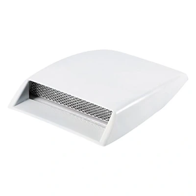 Abbildung von Auto Luftstrom Einlass Abdeckung, Fydun Universal Dekorative Scoop Bonnet Vent Aufkleber Cover Hood (Weiß)