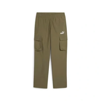 Abbildung von PUMA Jungen ESS No. 1 Logo Woven Cargo Pants B Webhose, Loden Green, 128