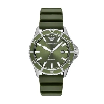 Abbildung von Emporio Armani Uhr, Herren, Größe: One Size, Green