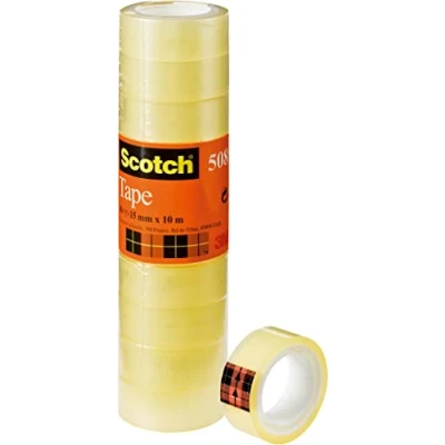 Abbildung von Scotch 5081510 Klebeband transparent PP, 15 mm x 10 m, Rollen