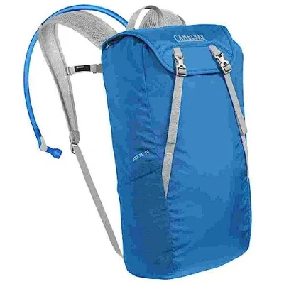 Abbildung von Camelbak Arete 14 Wander Trinkrucksack, Liter Stauraum, 1,5 Reservoir Indigo Wimpel/Silve