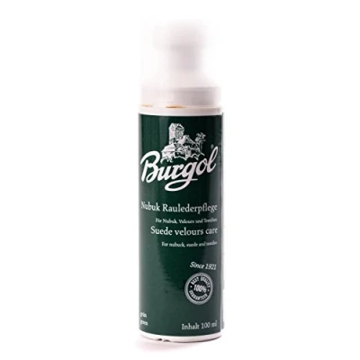 Abbildung von BURGOL Nubuk Rauhlederpflege Wildleder 100ml Grün Lederpflege