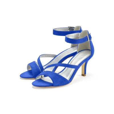Abbildung von Lascana Riemensandalette, Damen, Größe: 36, Royalblau Schuhe