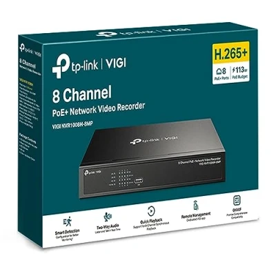 Abbildung von TP Link VIGI NVR1008H 8MP Netzwerk Videorekorder (NVR) Schwarz