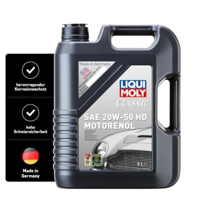 Abbildung von LIQUI MOLY Classic Motorenöl SAE 20W 50 HD 5 L mineralisches Motoröl Art. Nr.: 1129, farblos
