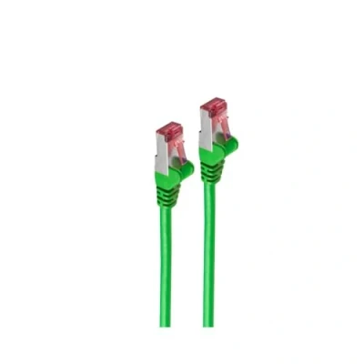 Abbildung von Shiverpeaks Patchkabel cat6A S/FTP PIMF Halogenfrei grün 20m
