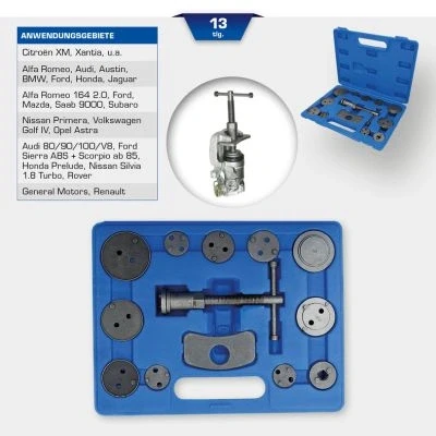 Abbildung von KS TOOLS BT701000 Dreh / Rückstellwerkzeugsatz, Bremssattelkolben