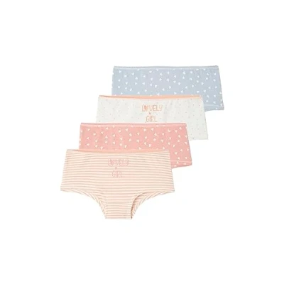 Abbildung von Vertbaudet 4er Pack Mädchen Shortys Basic wollweiß 140