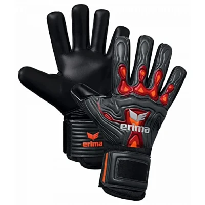 Abbildung von Erima Unisex Jugend FleX Ray Hardground FS Torwarthandschuh, fiery coral/schwarz, 4