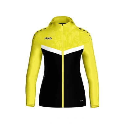 Abbildung von JAKO Trainingsjacke, Damen, Größe: 36, Schwarzgelb
