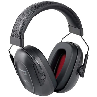 Abbildung von Honeywell Howard Leight VS110 VeriShield 1035145 VS Passiver Overhead Ohrenschützer, verstellbarer, gepolsterter Kopfbügel, leicht, Memory Foam Ohrpolster, SNR 27 dB (1 Stück)