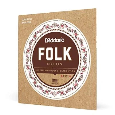 Abbildung von D&#039;Addario Gitarrensaiten Konzertgitarre Akustikgitarre Akustik Gitarre Saiten Classical Guitar Strings EJ32 Folk / Satz Ballend 028&#039; 045&#039;