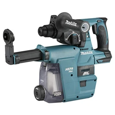 Abbildung von Makita DHR242ZJW SDS+18V BL+DX06 3FUNZ, 18 V, türkis