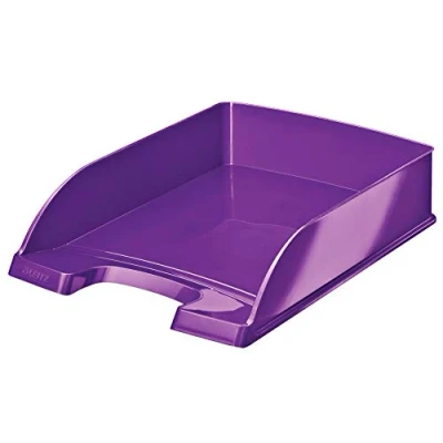 Abbildung von Leitz Briefkorb, A4, Violett, WOW Serie, 52263062