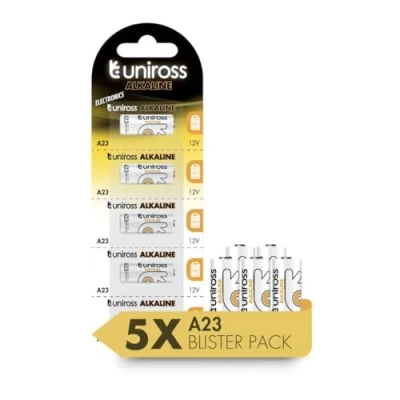 Abbildung von Uniross Batterie MN21 A23 23A 12V Spezialistische Alkaline Batterien Blister mit 5