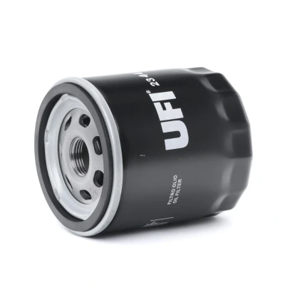 Abbildung von UFI 23.447.00 Ölfilter 3/4 16 UNF mit zwei Rücklaufsperrventilen Anschraubfilter LANCIA: DELTA 1, FIAT: Panda I Schrägheck