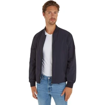 Abbildung von Tommy Hilfiger Portland Bomberjacke, Herren, Größe: Small, Desert sky