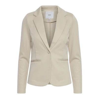 Abbildung von ICHI Ihkate Pique BL Blazer, Damen, Größe: Large, Beige