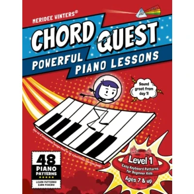 Abbildung von Chord Quest Powerful Piano Lessons Level 1: Easy Keyboard Patterns for Beginner Kids (Meridee Winters Quest, Band 1)