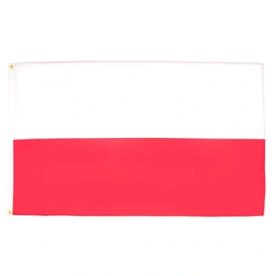 Abbildung von AZ FLAG Flagge Polen 250x150 cm Polnische Große Fahne 100% Polyester mit Messing Ösen 300g