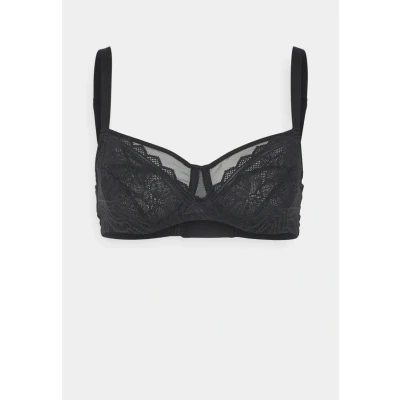 Abbildung von Chantelle Floral Touch VERY Covering Bügel BH, Damen, Größe: 75D, Black