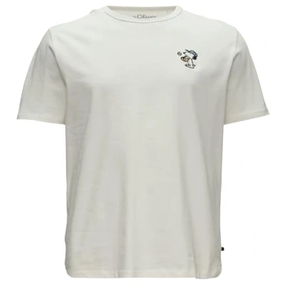 Abbildung von s.Oliver Herren 2156776 T Shirt mit Peanuts Print, 01D1 Weiß, 4XL